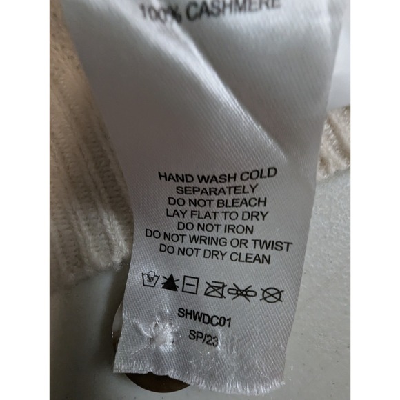 Quince Cream Button-Front Ribbed Cardigan - Picture 9 of 13